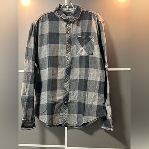 Zoo York Plaid Flannel Shirt Large